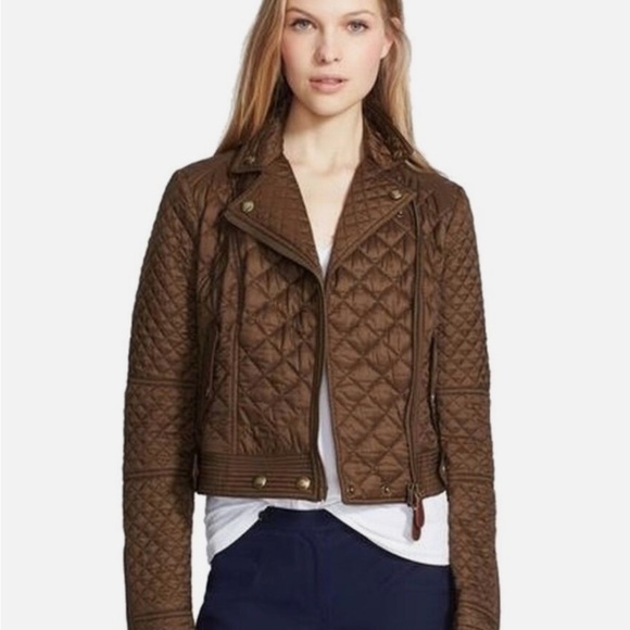 Burberry Brown Quilted Women's Jacket - Picture 1 of 5